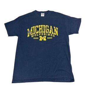Gildan Unisex Michigan Wolverines T-Shirt size Medium